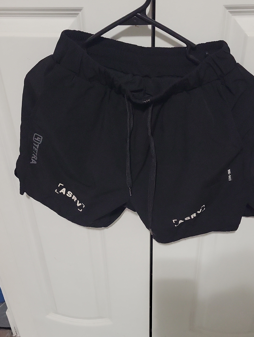 ASRV Black Women's Athletic Training Shorts